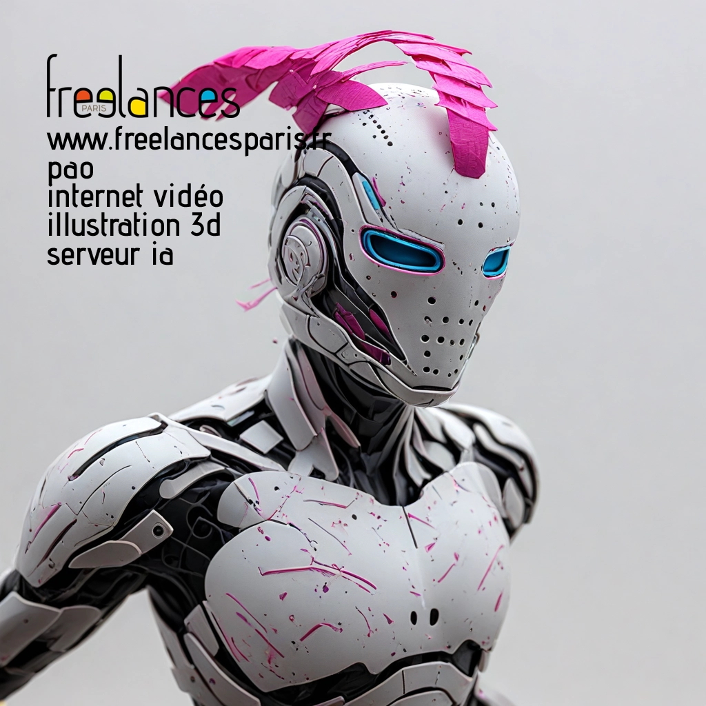 Pao mise en page internet vidéo illustration 3d serveur image IA générative AI freelance paris studio de création magazines BZWS1WD0